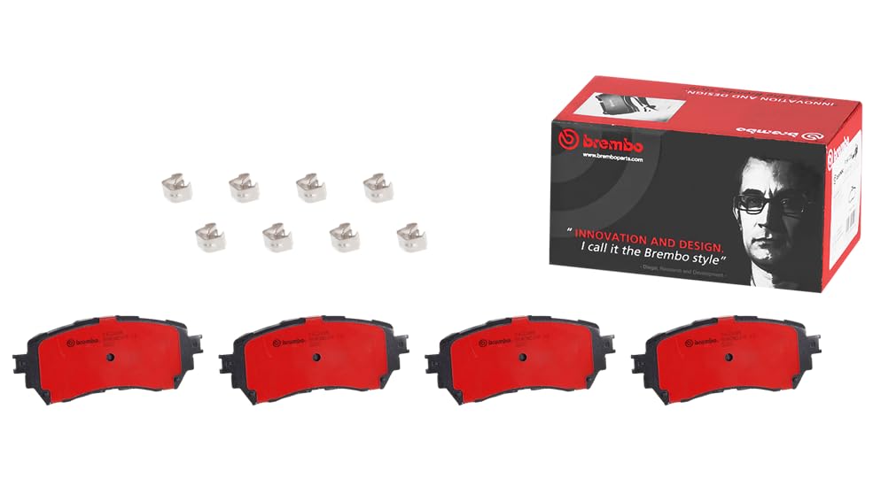 BREMBO P49048N Brembo P49048N Premium Ceramic Front Disc Brake Pad Set MAZDA OE# GHY93328ZC