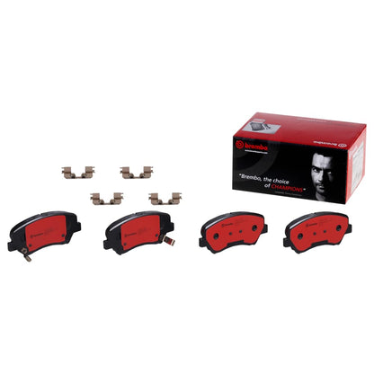 BREMBO P30073N Brembo P30073N Premium Ceramic Front Disc Brake Pad Set HYUNDAI/KIA OE# 581012VA50