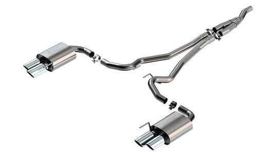 BORLA 140982 Borla 2024 Ford Mustang Ecoboost 2.3L Cat-Back Exhaust System ATAK w/ Quad Tip - Non-Active
