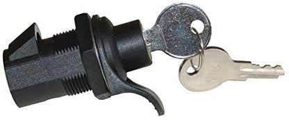 RV DESIGNER L532 RV Designer L532-1" Push Compartment Hatch Lock, 2 Keys Coded 751, Black