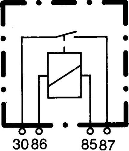 HELLA 933332101 Hella 933332101 RELAY 12V 40A SPST