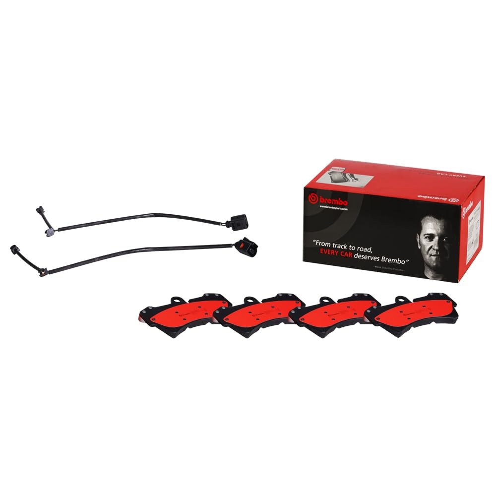 BREMBO P85065N Brembo P85065N Premium Ceramic Front Disc Brake Pad Set AUDI/PORSCHE/VW OE# 95535193911
