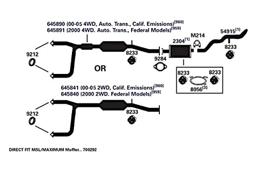 AP EXHAUST 9212 AP Exhaust Products 9212 Exhaust Pipe Connector Gasket