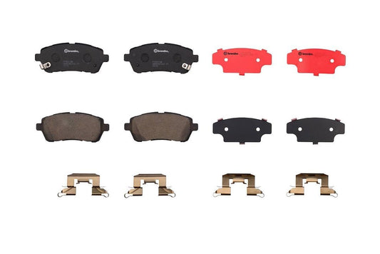 BREMBO P16013N Brembo P16013N Premium Ceramic Front Disc Brake Pad Set DAIHATSU/FORD (CHANGAN)/MAZDA/MAZDA (CHANGAN)/SUZUKI OE# DFY13328ZA