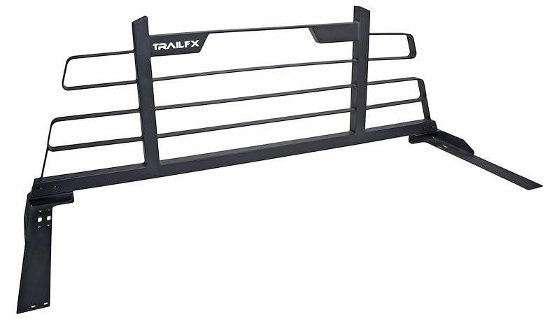 TRAILFX HR001B Headache Rack Powder Coated Titanium Black Steel with Mounting Kit Cannot Be Used with Cross Bed