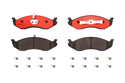 BREMBO P37004N Brembo P37004N Premium Ceramic Front Disc Brake Pad Set JEEP/JEEP (BJC)/KIA OE# 4713175