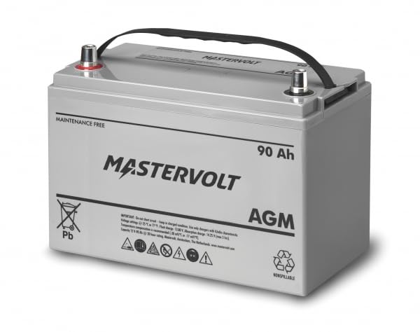 MASTERVOLT 62000900 Mastervolt 62000900 MV 12/90 AH AGM BATTERY