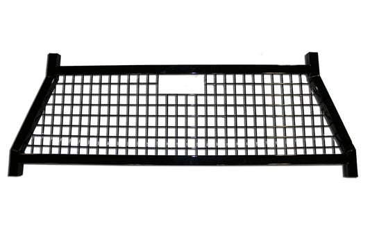 CATTLEMAN 252BM Cattleman HD Contractor Series 252BM Headache Rack Mesh Fits Chevrolet/Ford/GMC Gloss Black Powder-Coated Steel Can Be Used with Cross Bed Tool Box