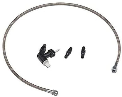 MCLEOD 139252 McLeod Line Assy Mustang 2005-Up 36in W/Male Wire Clip Fittings & Elbow Bleeder (139252)