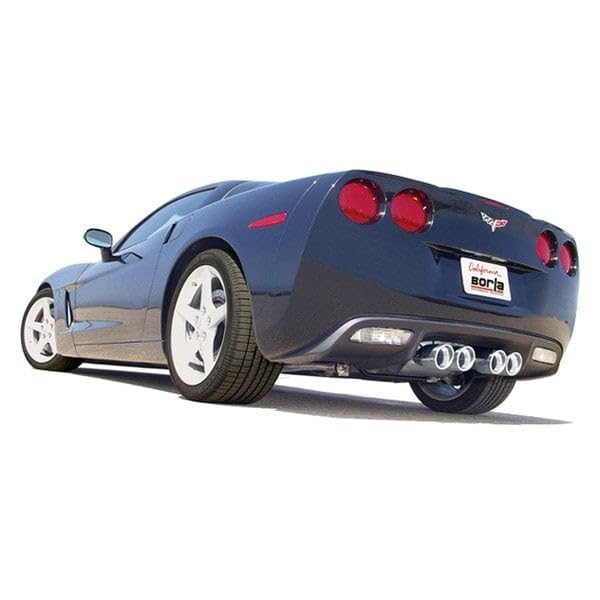 BORLA 11744 BORLA 11744 Axle-Back System for 2005-2008 Chevrolet Corvette (C6) 6.0L/ 6.2L V8 AT/MT 2 Dr. Coupe/Convertible. Will Fit Vehicles With And Without NPP. BORLA System Does NOT Contain NPP Valves.