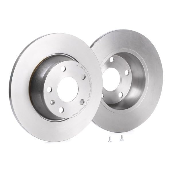 BREMBO 08976911C02 Brembo 08.9769.11 UV Coated solid Rear Brake Rotor AUDI OE# 8J0615601