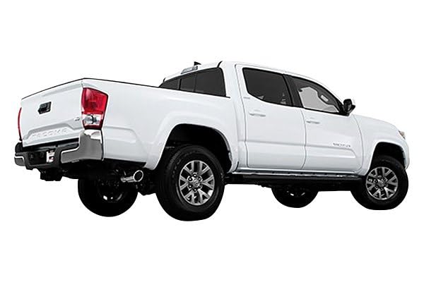 BORLA 140680 BORLA 140680 Cat-Back Perf. Exh. Sys. for '16-'23 Toyota Tacoma 3.5L V6 AT/MT 2&4WD Ext. Cab (6' 1") Bed 127.4" WB/Crew Cab (5' 1") Bed 127.4" WB. Crew Cab (6' 1") Bed 140.6" WB Req. Adapt. 60593.