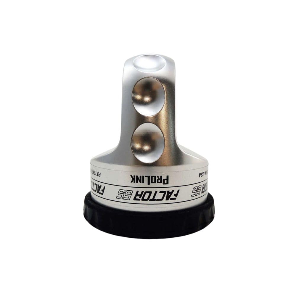 FACTOR 55 00110-05 Factor 55 00110-05 Prolink XTV Shackle D-Ring for use with Steel Cables Synthetic Ropes up to 5/16 in Max Load Rating 6000 lb Ultimate Failure 22,000 lb. Ideal for 4x4 Off Road Trips - Silver
