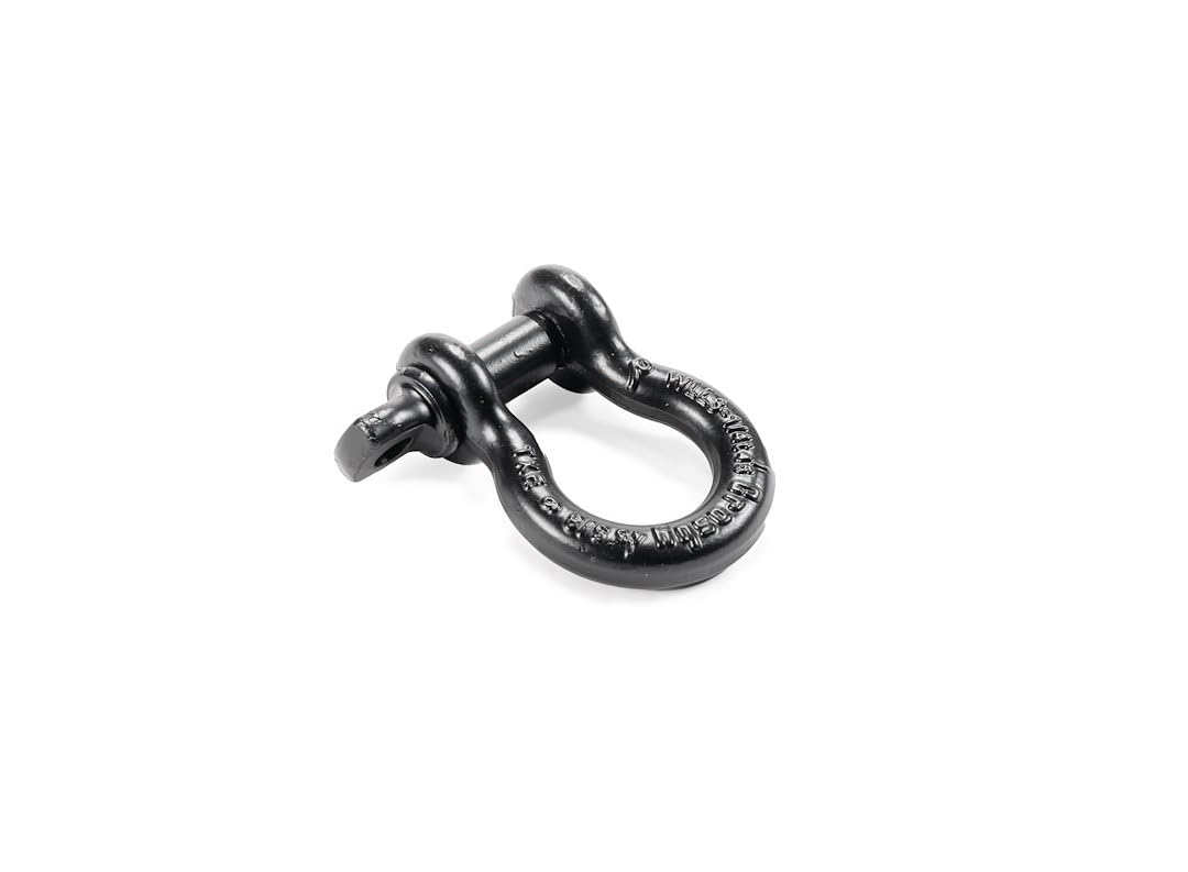 FACTOR 55 00061-04 Factor 55 Steel 5/8" Crosby Shackle for ATV/UTV Powersports - Black