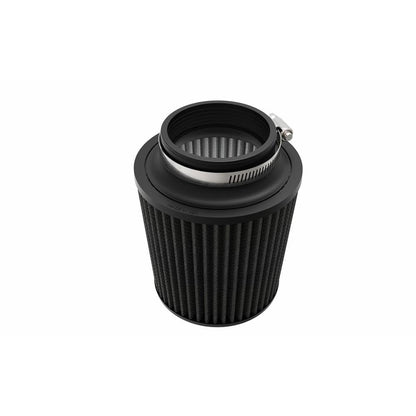 K&N FILTER RU-3110HBK K&N Dryflow Lifetime Universal Clamp-On Air Filter: Dry Synthetic, Washable, Oil-Free: Flange Diameter: 3.5 In, Filter Height: 6 In, Flange Length: 1.5 In, Type: Dry Synthetic, RU-3110HBK