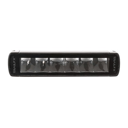 TRAILFX 6SRBKCM TrailFX 6SRBKCM Light Bar 6 Inch Single Row LED 30W Combo Spot and Flood 2520 Raw Lumens Black Aluminum Housing IP67 with Brackets and Installation Hardware