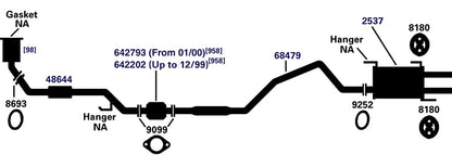 AP EXHAUST 642793 Ap Exhaust 642793 DIRECT FIT CATALYTIC CONVERTER