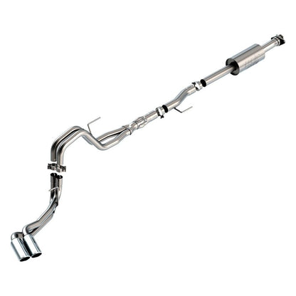 BORLA 140875 BORLA 140875 Cat-Back for '21-'23 F-150 5.0L AT 2&4WD Crew Cab 5' 7" Bed./Ext. Cab 6' 7" Bed EXC. Tremor & Black Appear. Pkg. Add Adapt. 60556 Crew Cab 6' 7" Bed. Adapt. 60564 Ext. Cab (8' 2") Bed.