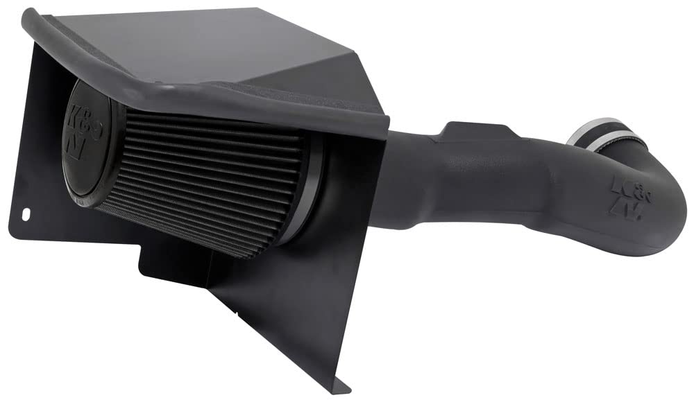 K&N FILTER 30-3070 K&N Cold Air Intake System: Dry-Flow Air Filter, Increase Performance & Towing: Compatible with 2009-2014 Chevy/GMC/Cadillac Silverado, Suburban, Tahoe, Sierra, Yukon, Escalade, Avalanche, 30-3070