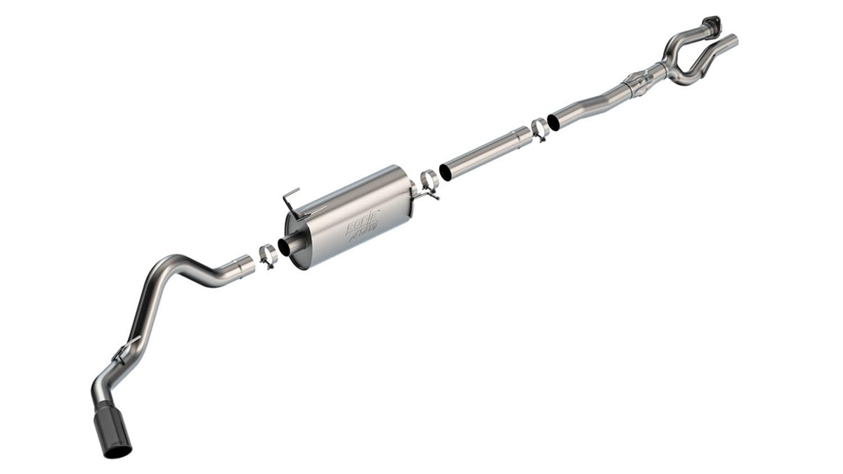 BORLA 141017BC Borla 17-22 Ford F-250/F-350 SD 6.2L V8 2+4WD (Non-Dually) 2.75in ATAK Catback Exhaust - Blk Chrome