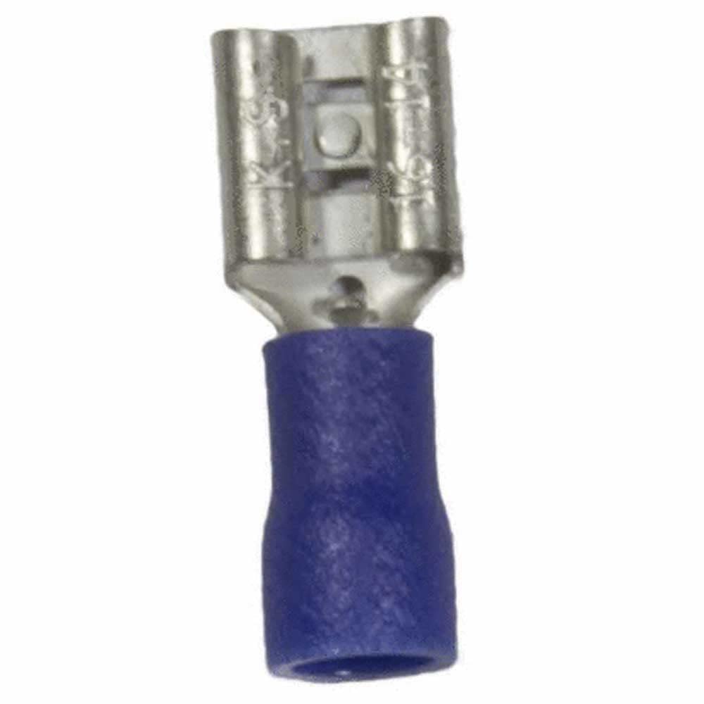 WIRTHCO 80826 WirthCo 80826 Vinyl Insulated Female Quick Disconnect Terminal, 16-14 AWG, 0.250 Inch Tab, 300V, 25 Pack