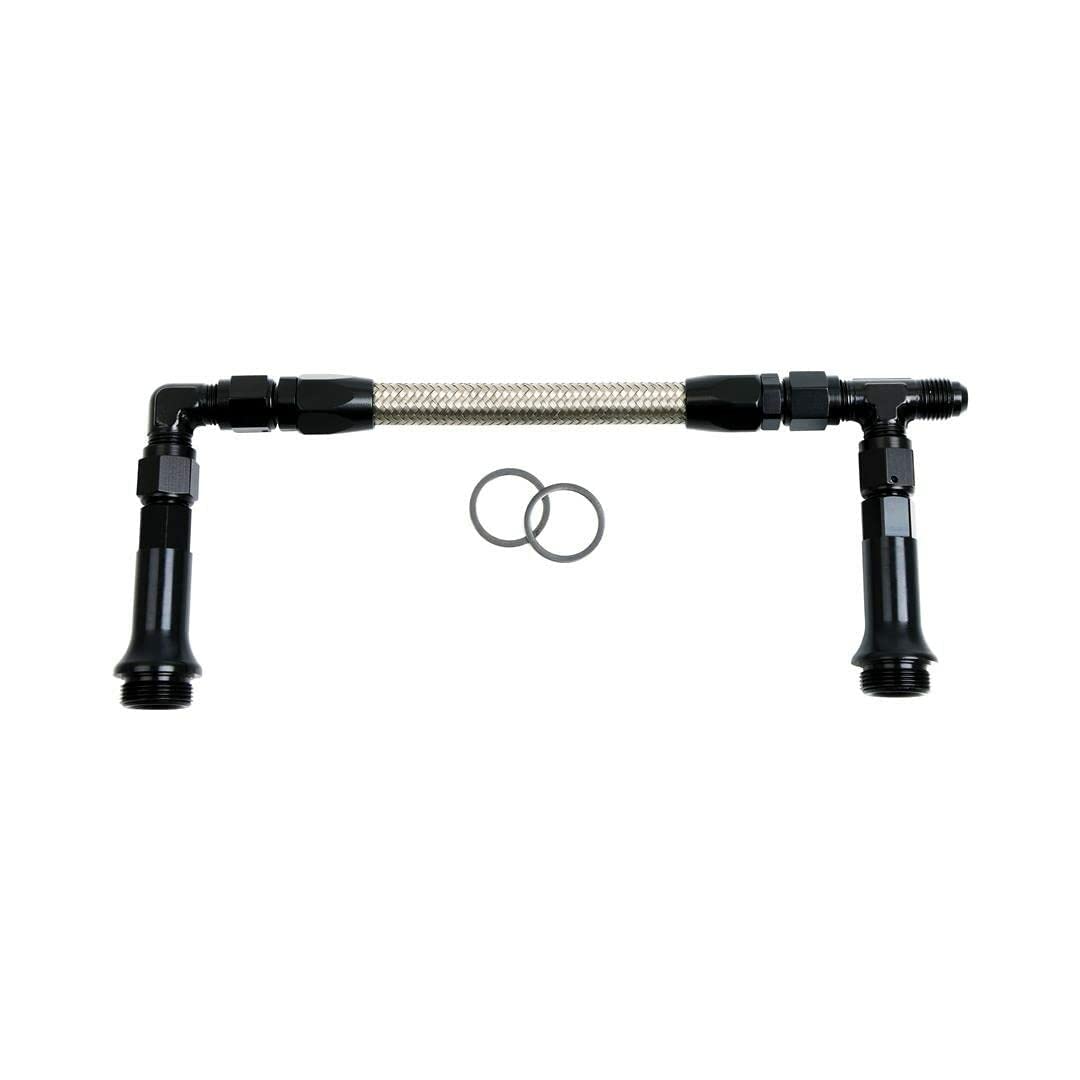 SPEEDFX 575114B Speedfx 575114B -8AN BLK DUAL INLET HOLLEY 4500