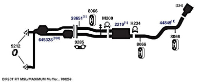 AP EXHAUST 38651 AP Exhaust Products 38651 Exhaust Pipe