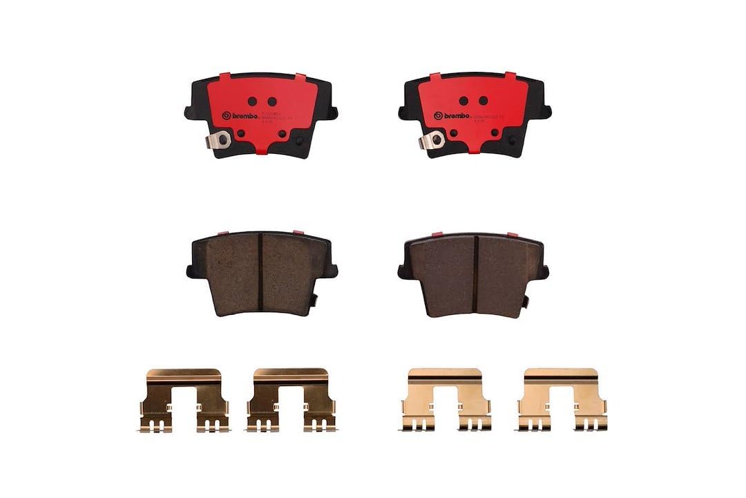 BREMBO P11040N Brembo P11040N Premium Ceramic Rear Disc Brake Pad Set CHRYSLER/DODGE OE# 05142560AB