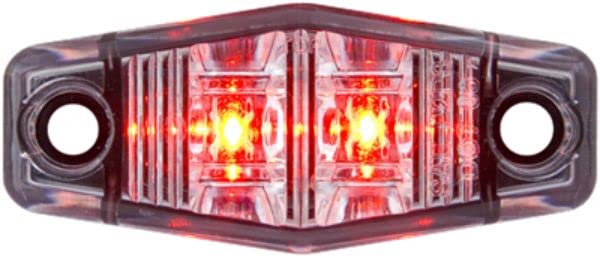 OPTRONICS MCL13CR2B Optronics MCL13CR2B LED MARK W/ CLEAR LENS;MINI;RED