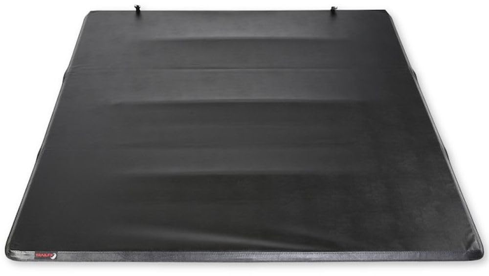 TRAILFX TFX3313 TrailFX Soft Tri-Fold Tonneau Cover fits Ford F-150 5.5 Ft Bed 2015-2020 Black Vinyl with Aluminum Rails Lockable Tailgate Handle Clamp-On Installation Weather Resistant TrailFX TFX3313
