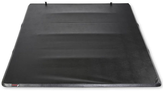 TRAILFX TFX3313 TrailFX Soft Tri-Fold Tonneau Cover fits Ford F-150 5.5 Ft Bed 2015-2020 Black Vinyl with Aluminum Rails Lockable Tailgate Handle Clamp-On Installation Weather Resistant TrailFX TFX3313