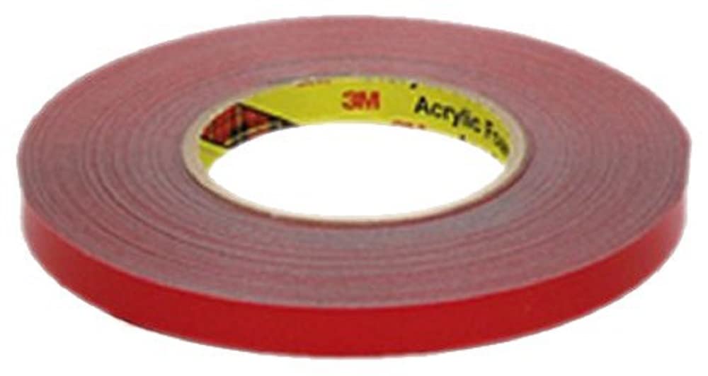 3M 06377 3M 06377 Automotive Attachment Tape, 20 yd x 1/2 in, 0.76 mm THK, Gray