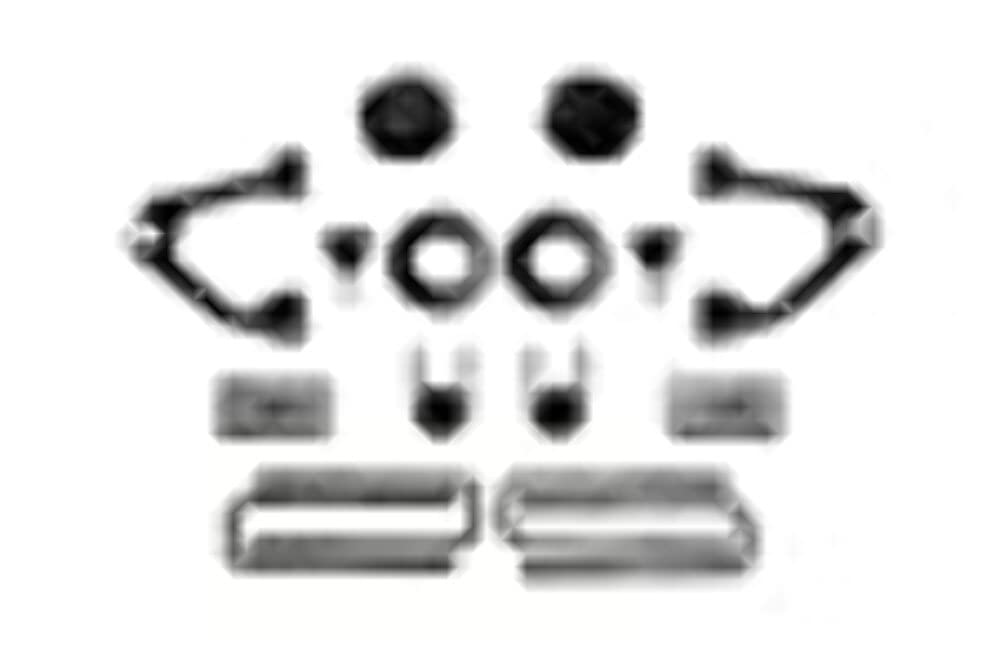 FABTECH FTS21253 Fabtech FTS21253 ARC Spring Spacer Kit Rear For 1.5 in. Lift ARC Spring Spacer Kit
