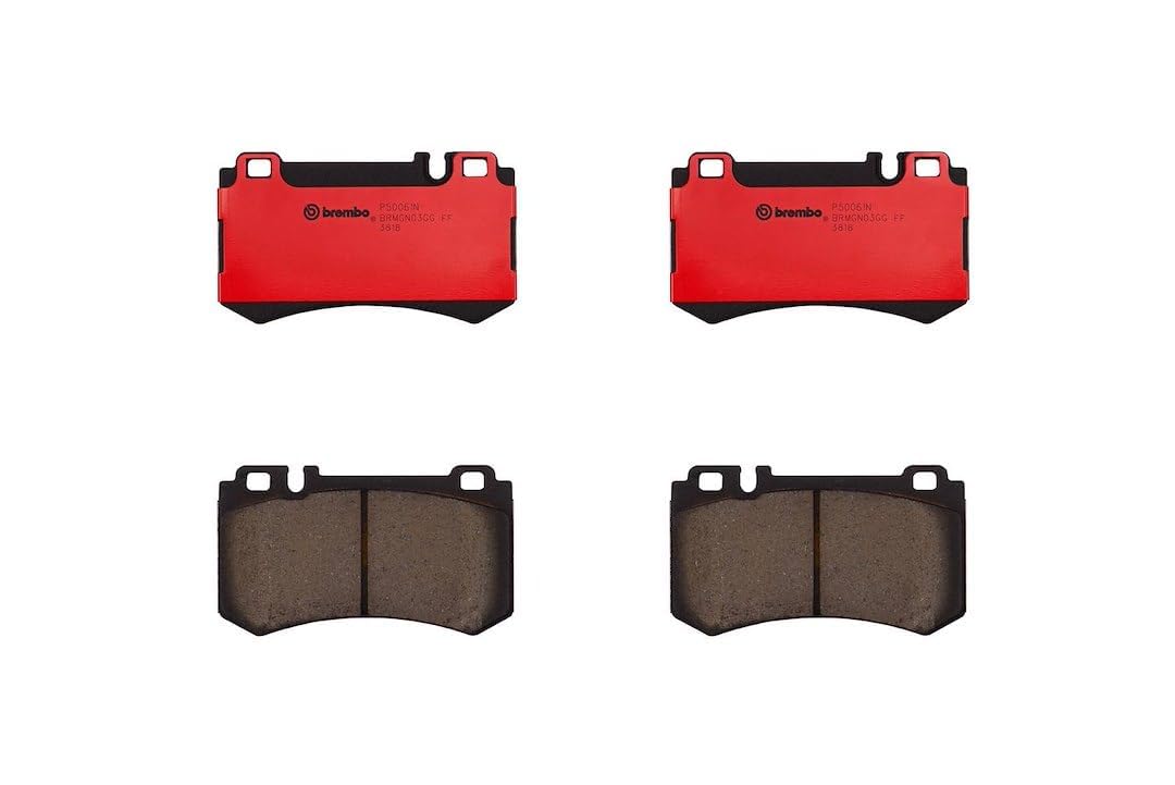 BREMBO P50061N Brembo P50061N Premium Ceramic Rear Disc Brake Pad Set MERCEDES-BENZ OE# A0044204720