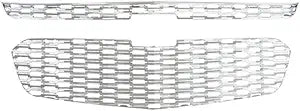 Fits 14-15 Chevy Malibu, All Models-Chrome Grille Overlay
