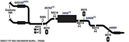 AP EXHAUST 645430 Ap Exhaust 645430 DIRECT FIT CATALYTIC CONVERTER