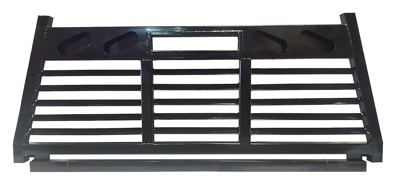 CATTLEMAN FR201L Cattleman HD FR201L Headache Rack Fits Ford F-250/F-350 Super Duty 1999-2016 Black Powder-Coated Steel Can Be Used with Cross Bed Tool Box with Louvers Light Cutout