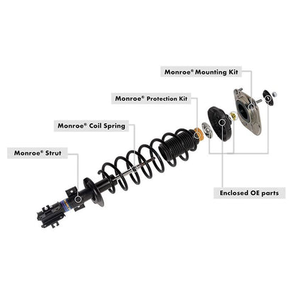MONROE 172343 Monroe 172343 Suspension Strut and Coil Spring Assembly