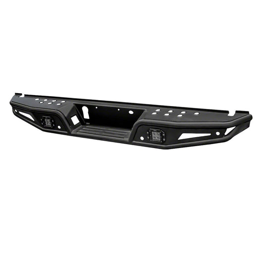 TRAILFX RPRB001TI TrailFX Rear Bumper Fits 2016-2023 Toyota Tacoma Matte Black Powder Coated Steel, One-Piece Design,OE Sensor Compatible, Hitch Compatible Bolt-On Bumper TrailFX RPRB001TI