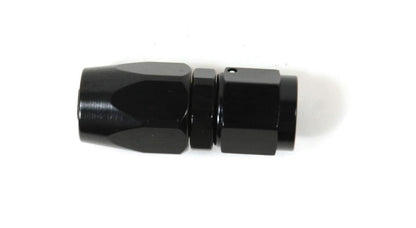 SPEEDFX 510800BK Hose Ends Full Swivel; -8AN; Straight; Anodized; Black; Aluminum; Single