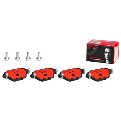 BREMBO P24059N Brembo P24059N Premium Ceramic Rear Disc Brake Pad Set CHANA/FORD/FORD (CHANGAN)/FORD AUSTRALIA/JAGUAR OE# 1522070