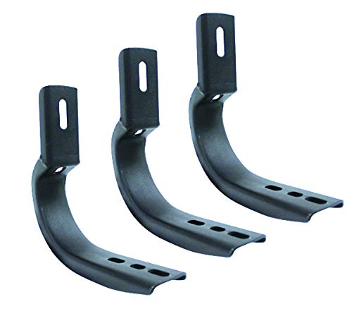 GO RHINO 6843465 Go Rhino OE Xtreme Brackets | Mild Steel, Textured Black | 6843465 | Fits 2005-2024 Nissan Frontier Crew Cab Pickup
