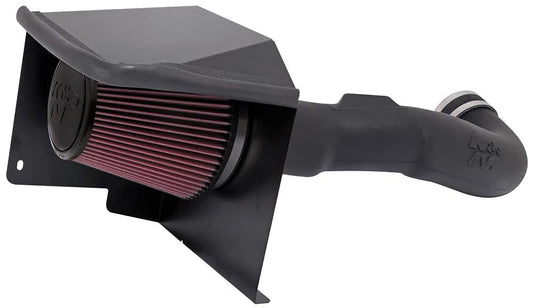 K&N FILTER 57-3070 K&N Cold Air Intake System: High-Flow Air Filter, Increase Performance & Towing: Compatible with 2009-2014 Chevy/GMC/Cadillac Silverado, Suburban, Tahoe, Sierra, Yukon, Escalade, Avalanche, 57-3070