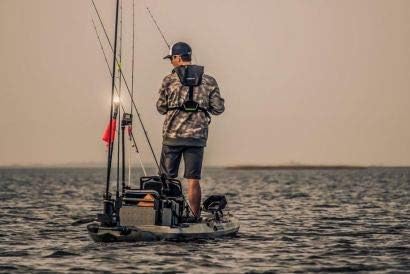 RAILBLAZA 08-0073-11 RAILBLAZA Visibility Light Kit with Flag, Compatible with MiniPort Track Mount for Kayaks, Canoes or Recreational Paddler