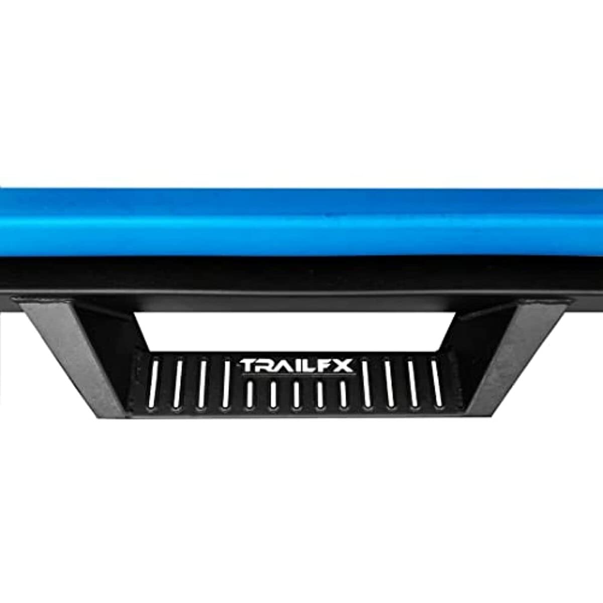 TRAILFX DHS004B TrailFX Drop Hoop Nerf Bars with Drop Down Steps for Chevrolet Silverado 1500 Crew Cab 2014-2018 Matte Black Powder Coated Steel Rocker Panel Mount TrailFX DHS004B