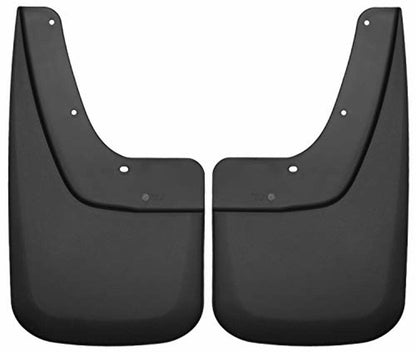 Husky Liners 57891 Husky Liners Mud Guards – Rear Mud Guards - Black – 57891 – Fits 2014-2018 GMC Sierra 1500, 2019 GMC Sierra 1500 Limited, 2015-2019 GMC Sierra 2500/3500 HD w/Single Rear Wheels 2 Pcs