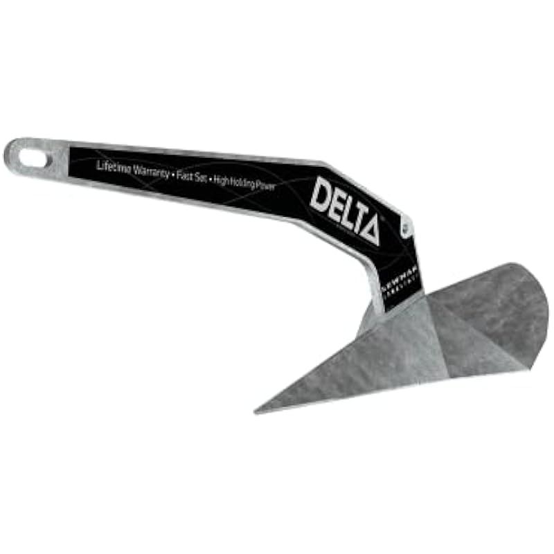 LEWMAR 0057416 Lewmar Galvanized Delta Anchor 16kg/35lbs for Boats 35'-52'