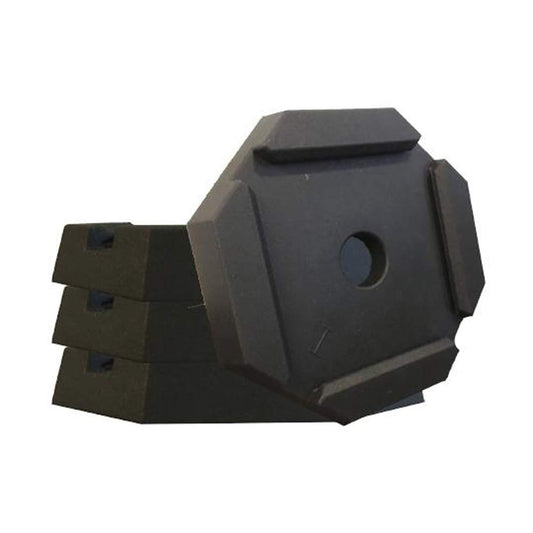 SNAPPAD BF7SP4 SnapPad BF Permanently Attached RV Leveling Jack Pad for Bigfoot Landing Feet (BF 7 4-Pack)