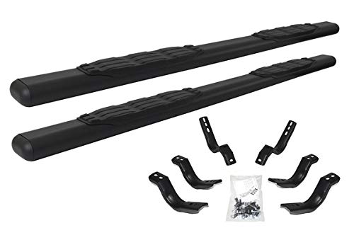 GO RHINO 10580T Go Rhino 5" Oval 1000 Series Sidesteps | 80", Galvanized Steel, Textured Black | 10580T