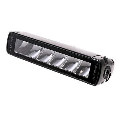 TRAILFX 6SRBKCM TrailFX 6SRBKCM Light Bar 6 Inch Single Row LED 30W Combo Spot and Flood 2520 Raw Lumens Black Aluminum Housing IP67 with Brackets and Installation Hardware